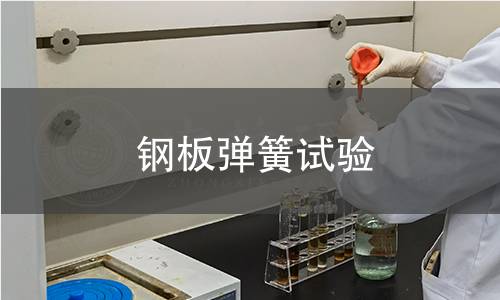 鋼板彈簧試驗(yàn)