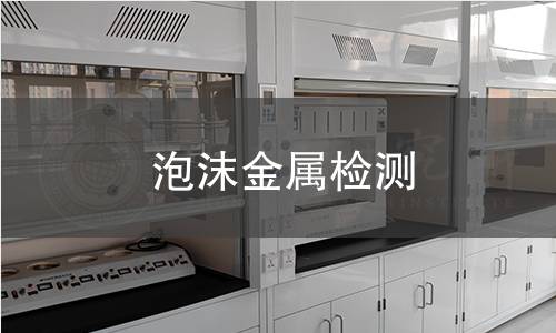 泡沫金屬檢測(cè)