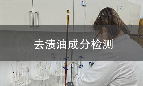 去漬油成分檢測(cè)