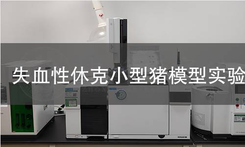 失血性休克小型豬模型實驗