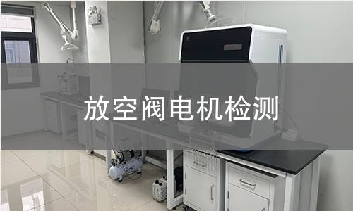 放空閥電機檢測