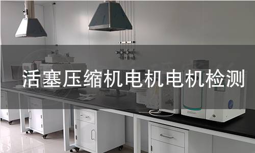 活塞壓縮機電機檢測