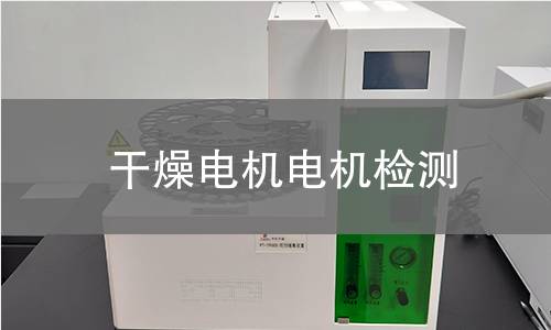 干燥電機(jī)檢測