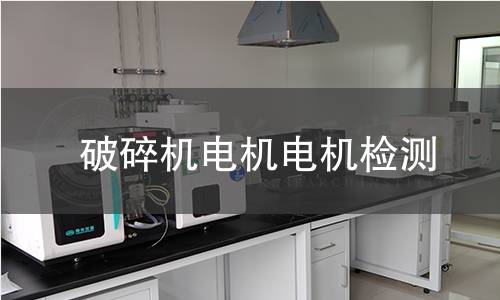 破碎機(jī)電機(jī)檢測