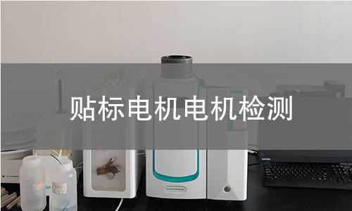 貼標(biāo)電機(jī)檢測(cè)