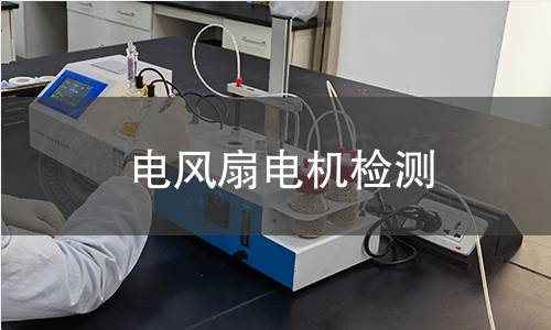 電風(fēng)扇電機檢測