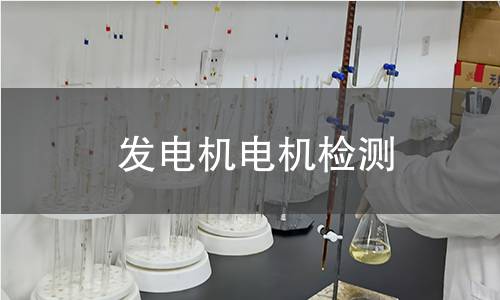 發(fā)電機檢測