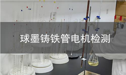 球墨鑄鐵管電機(jī)檢測(cè)