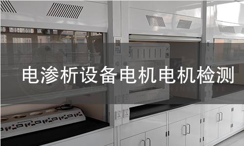 電滲析設(shè)備電機(jī)檢測