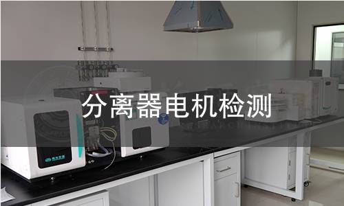 分離器電機(jī)檢測
