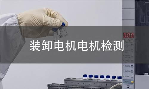 裝卸電機(jī)檢測(cè)