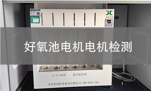 好氧池電機(jī)檢測(cè)