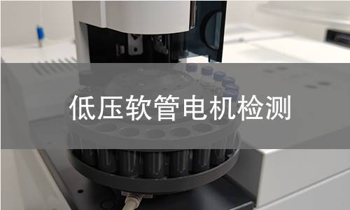 低壓軟管電機檢測