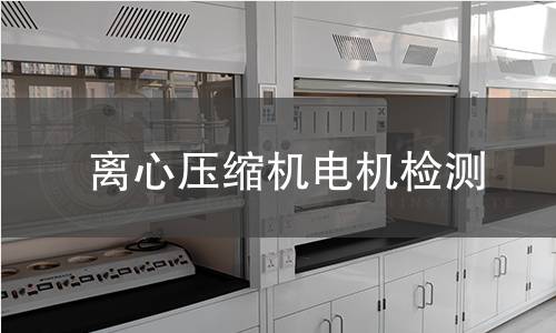 離心壓縮機電機檢測