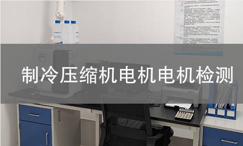 制冷壓縮機電機檢測