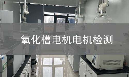 氧化槽電機(jī)檢測
