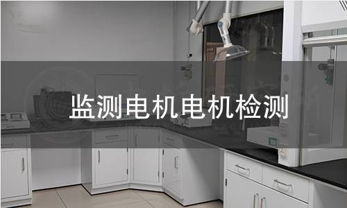 監(jiān)測電機檢測