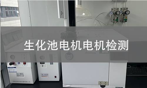 生化池電機(jī)檢測(cè)