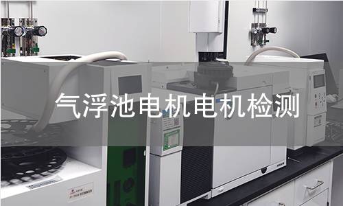 氣浮池電機(jī)檢測(cè)
