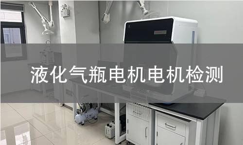 液化氣瓶電機(jī)檢測