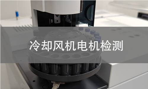 冷卻風(fēng)機(jī)電機(jī)檢測(cè)
