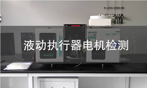 液動(dòng)執(zhí)行器電機(jī)檢測(cè)