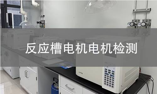 反應(yīng)槽電機(jī)檢測