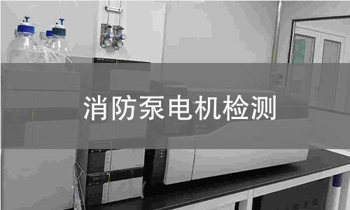 消防泵電機(jī)檢測(cè)