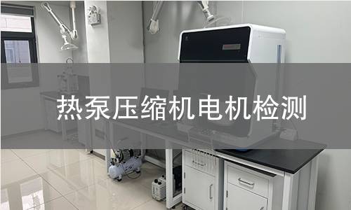 熱泵壓縮機(jī)電機(jī)檢測(cè)